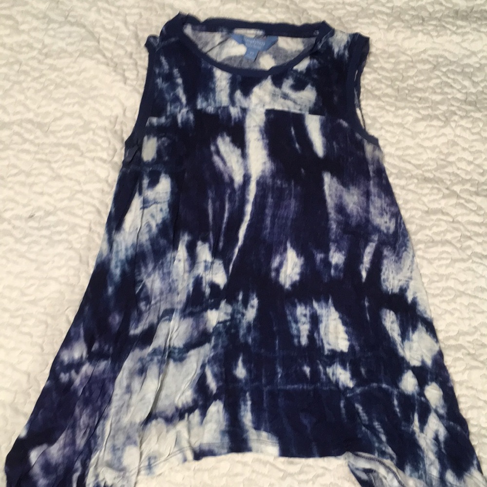 Blue and white shirt